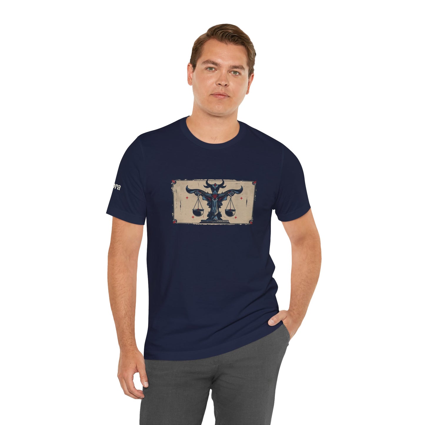 Libra - Gothic Zodiac T-Shirt. Zodiac in the Shadows