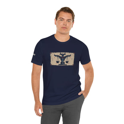 Libra - Gothic Zodiac T-Shirt. Zodiac in the Shadows