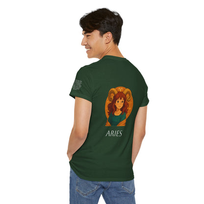 Aries - Dreamy Zodiac T-Shirts – The Magic of the Stars in Ghibli Style