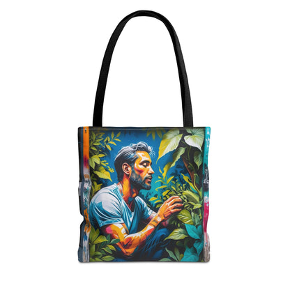 Artistic Surge - Eco-Friendly Canvas Tote Bag - LOVE FOR NATURE