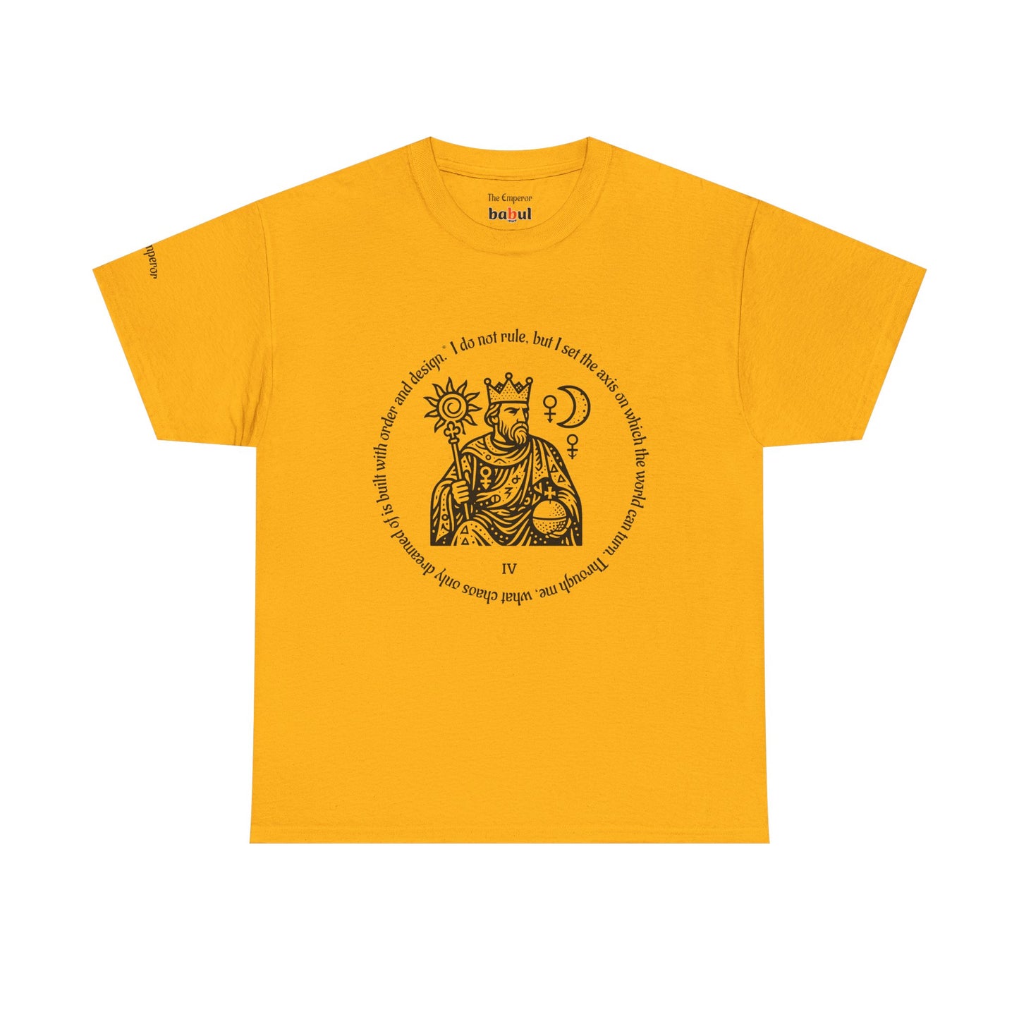 The Emperor - ArcanaPop T-Shirt – Where Tarot Magic Meets Pop Art