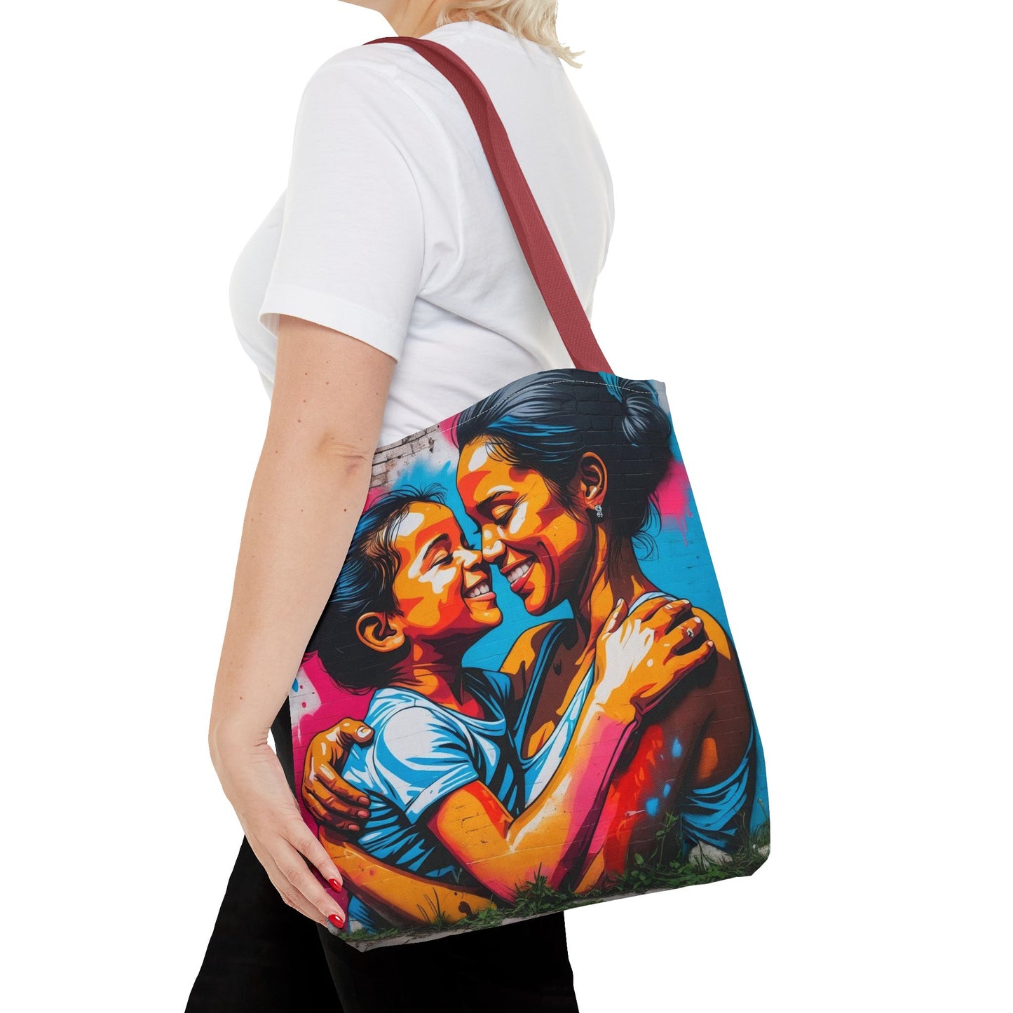 Artistic Surge - Eco-Friendly Canvas Tote Bag - SMILING HUG