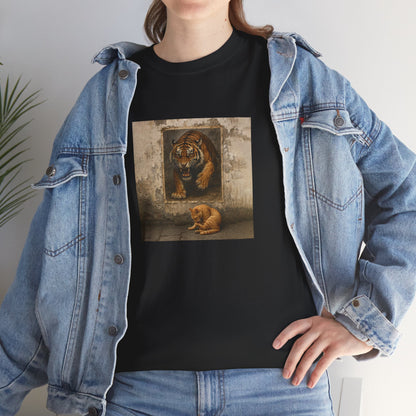 Rebel Graphic Tee - Unisex Heavy Cotton T-Shirt for the Wild at Heart. Rebel Tees, Born to Be Worn