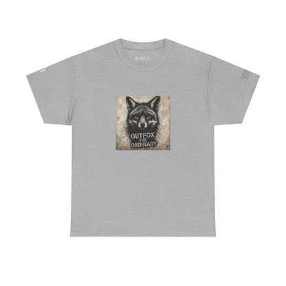 Rebel Graphic Tee - Unisex Heavy Cotton T-Shirt for the Wild at Heart. Rebel Tees, Born to Be Worn - Outfox The Ordinary