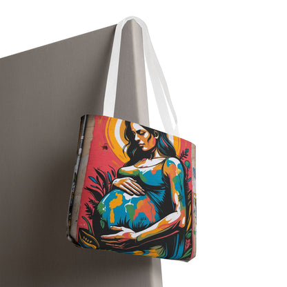 Artistic Surge - Eco-Friendly Canvas Tote Bag - MATERNITY