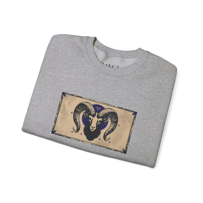 Aries - Gothic Zodiac Blue Sweatshirt