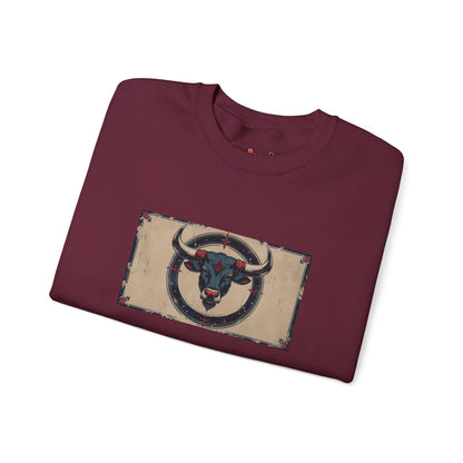 Taurus - Gothic Zodiac Blue Sweatshirt