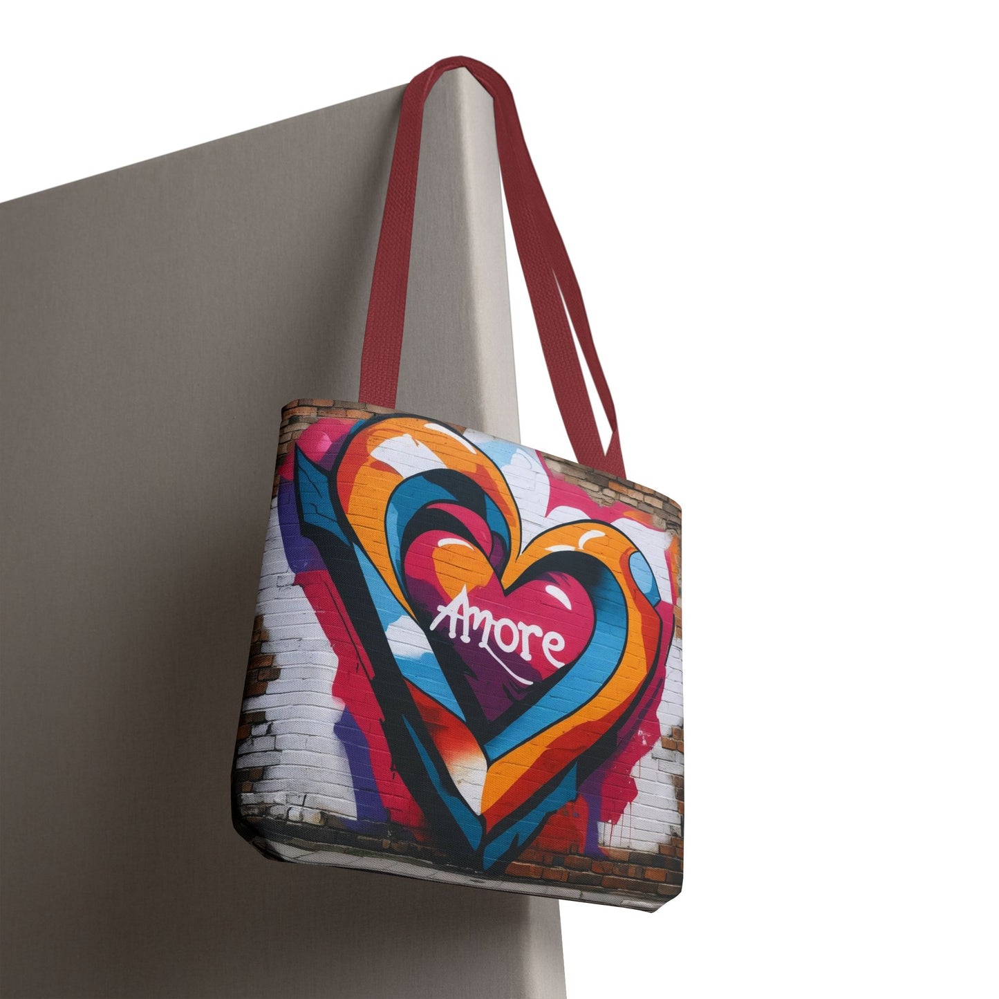 Artistic Surge - Eco-Friendly Canvas Tote Bag - HEART