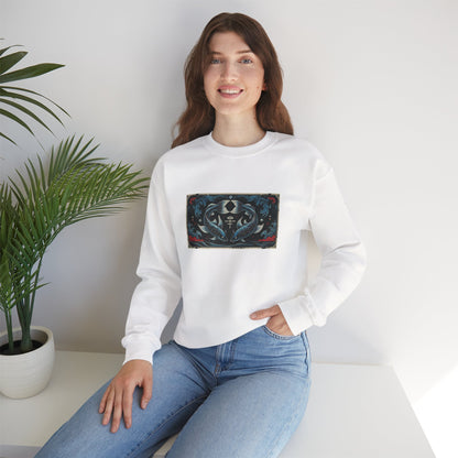 Pisces - Gothic Zodiac Blue Sweatshirt