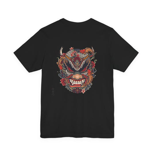 The Bold Oni Mask Streetwear T-Shirt