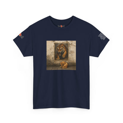 Rebel Graphic Tee - Unisex Heavy Cotton T-Shirt for the Wild at Heart. Rebel Tees, Born to Be Worn