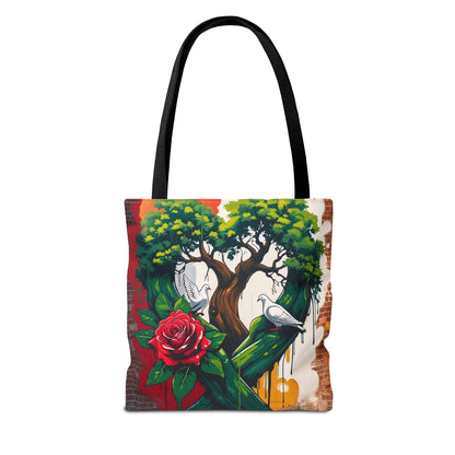 Artistic Surge - Eco-Friendly Canvas Tote Bag - ROSE
