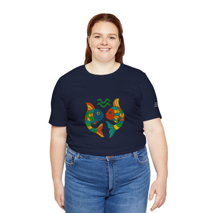 PISCES - T-shirt, The Zodiac in Colors