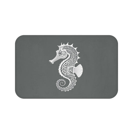 Tribal Bath Mat. Ocean Energy, Tribal Style