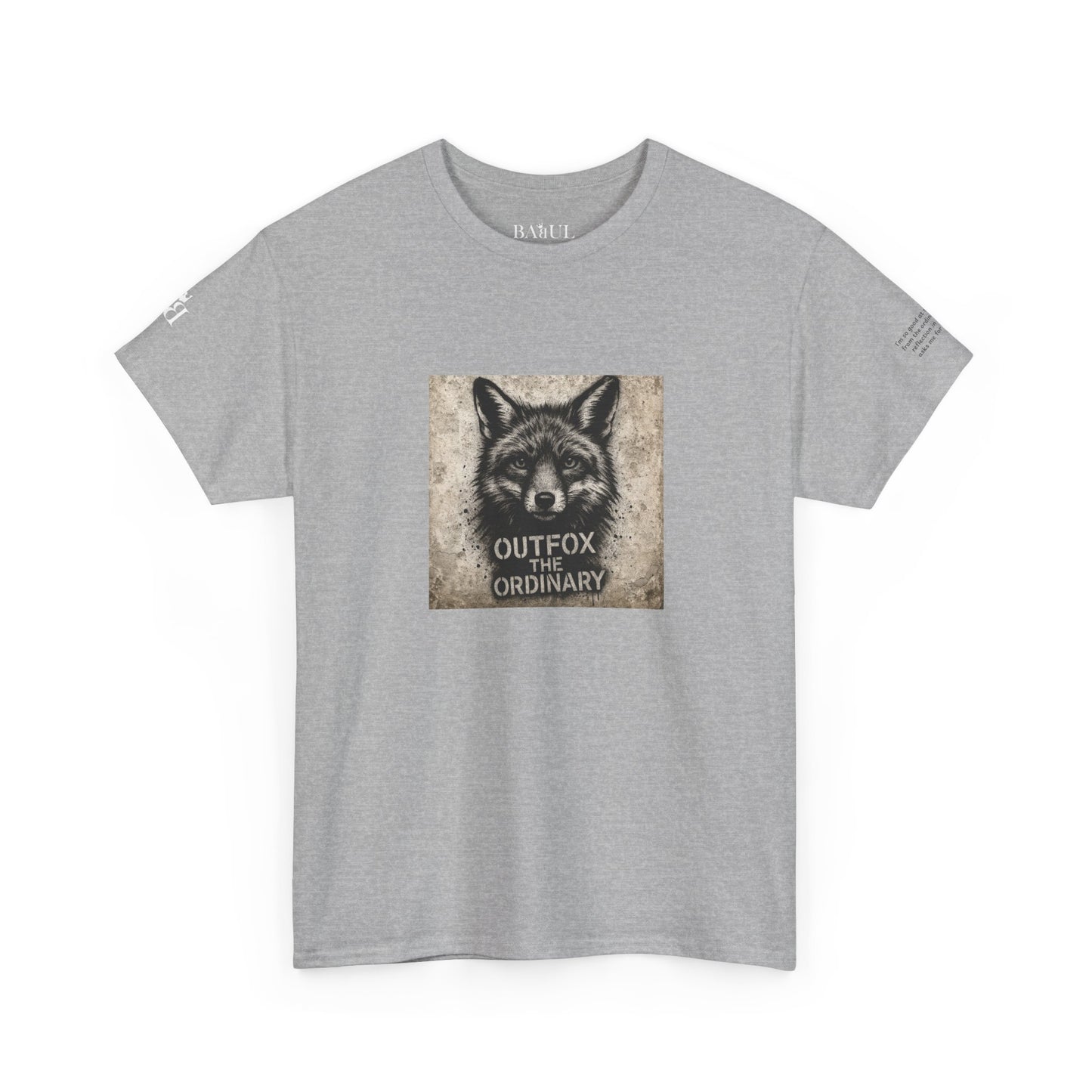 Rebel Graphic Tee - Unisex Heavy Cotton T-Shirt for the Wild at Heart. Rebel Tees, Born to Be Worn - Outfox The Ordinary