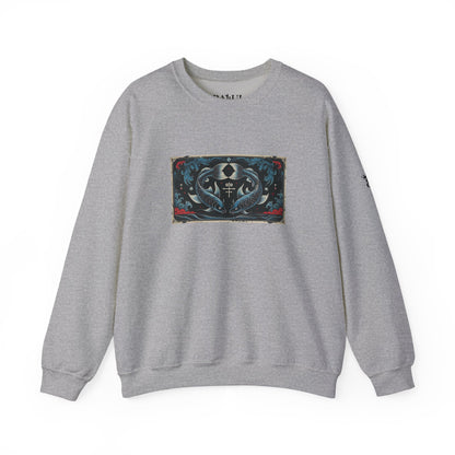 Pisces - Gothic Zodiac Blue Sweatshirt