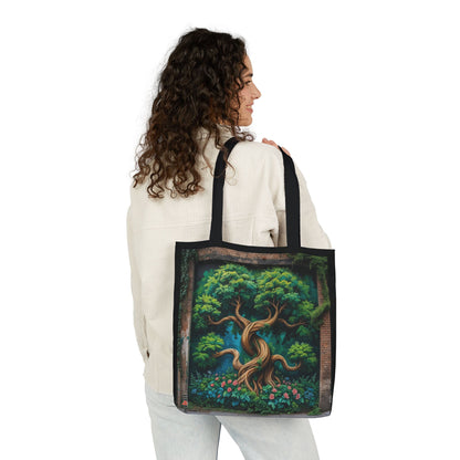 Artistic Surge - Eco-Friendly Canvas Tote Bag - TREE