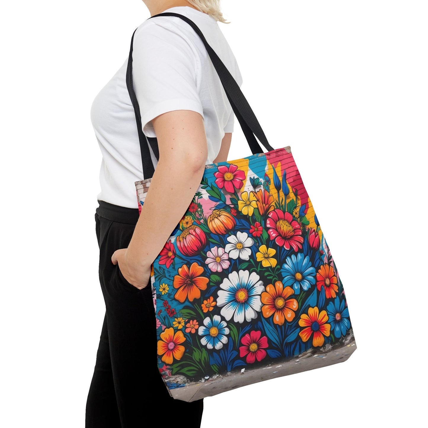 Artistic Surge - Eco-Friendly Canvas Tote Bag - FLOWERS