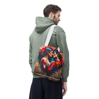 Artistic Surge - Eco-Friendly Canvas Tote Bag - LOVERS
