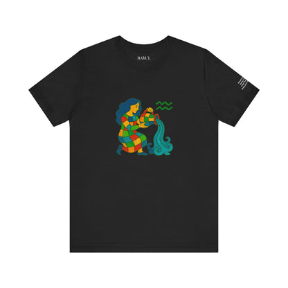 AQUARIUS - T-shirt, The Zodiac in Colors