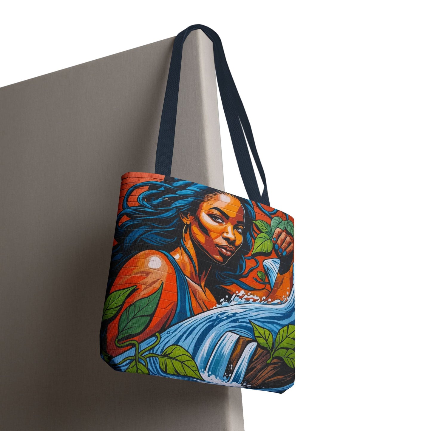 Artistic Surge - Eco-Friendly Canvas Tote Bag - WOMAN WITH WATER