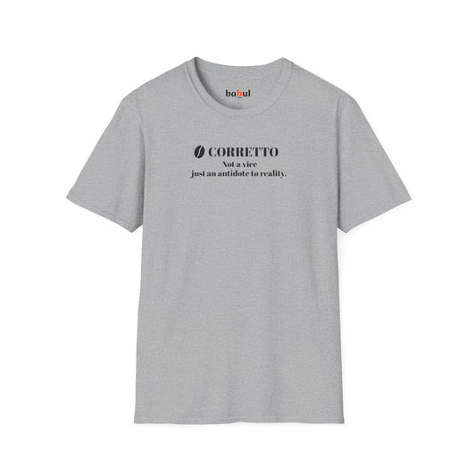 CoffeeTherapy T-Shirt – Irony Is the Best Cure (Right After Coffee)