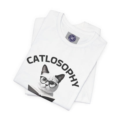Catlosophy Unisex Jersey Short Sleeve Tee –  "Resting isn't Lazy" Design
