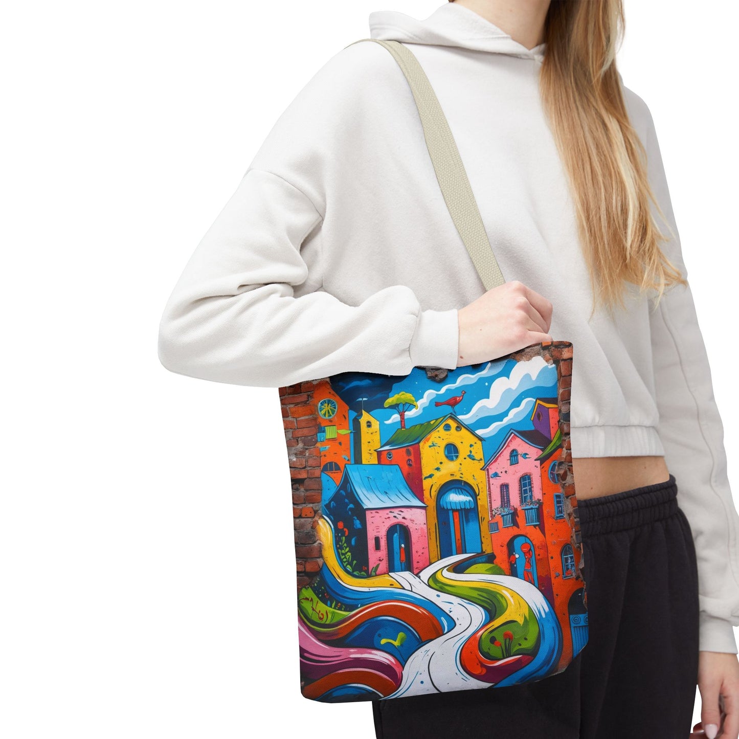 Artistic Surge - Eco-Friendly Canvas Tote Bag - HOUSES