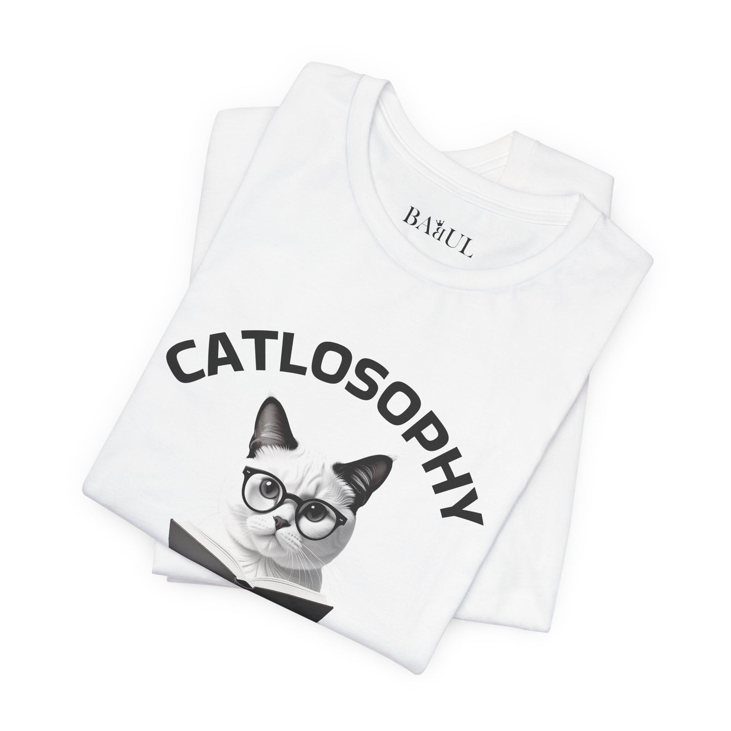 Catlosophy Unisex Jersey Short Sleeve Tee –  "The Key to Life" Design