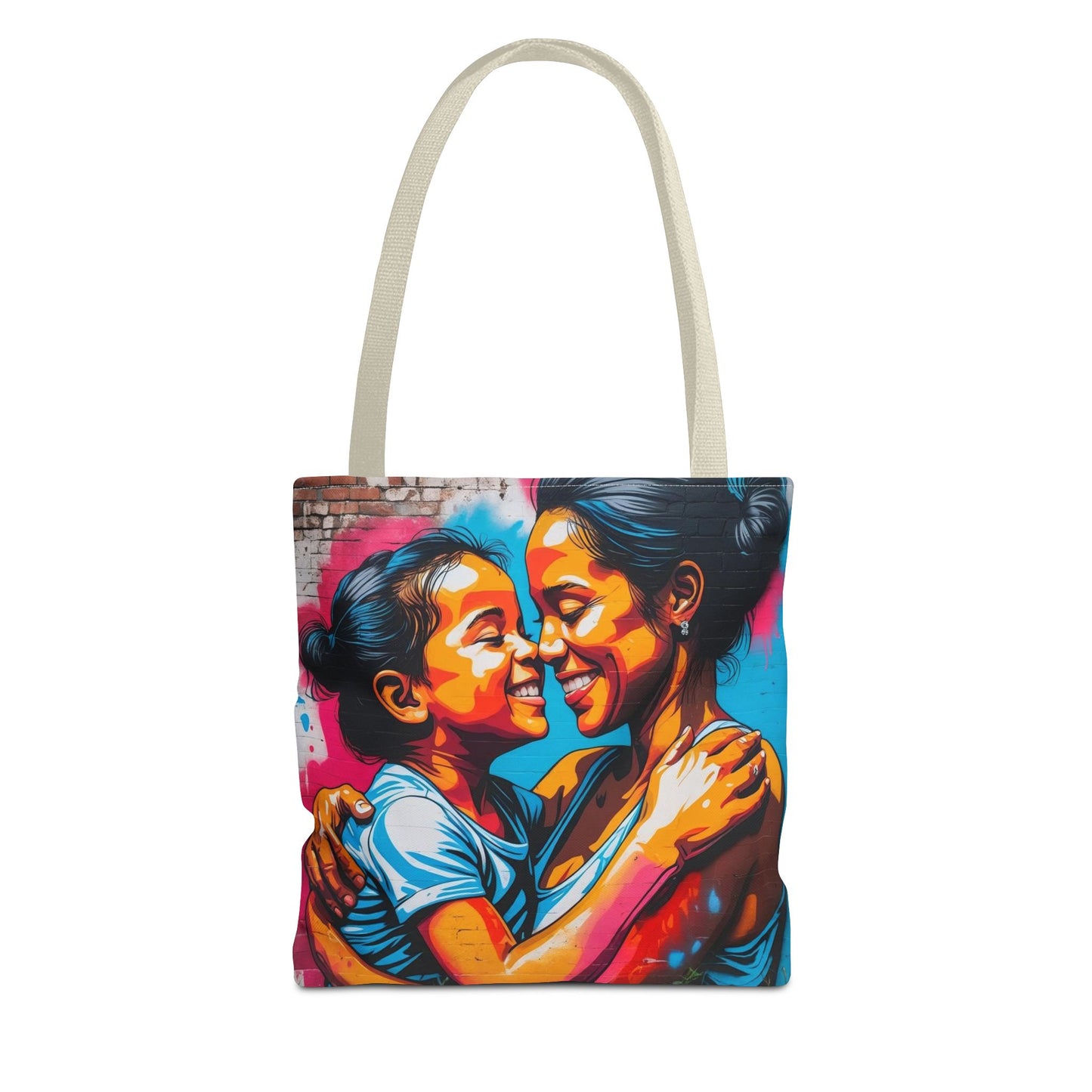 Artistic Surge - Eco-Friendly Canvas Tote Bag - SMILING HUG