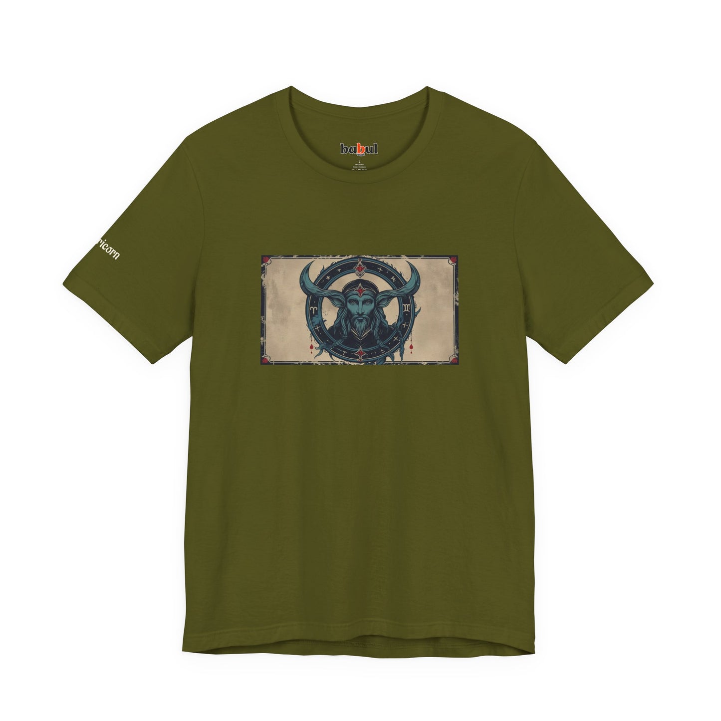 Capricorn - Gothic Zodiac T-Shirt. Zodiac in the Shadows