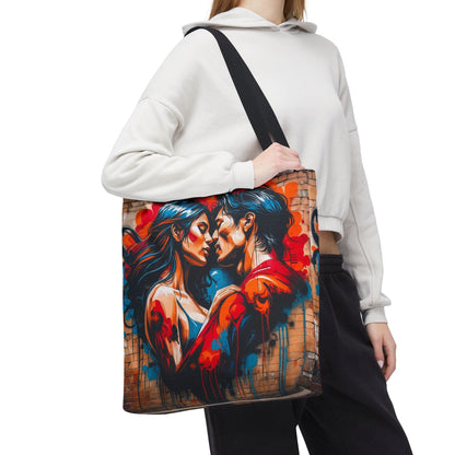 Artistic Surge - Eco-Friendly Canvas Tote Bag - LOVERS