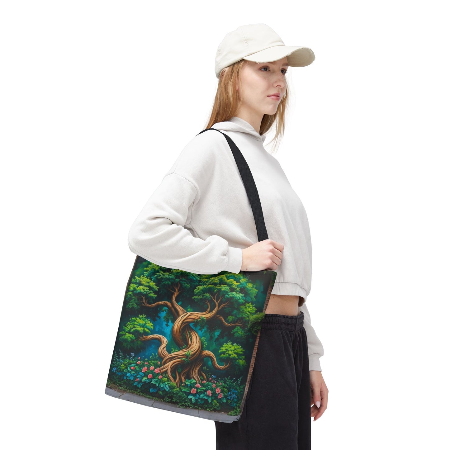 Artistic Surge - Eco-Friendly Canvas Tote Bag - TREE