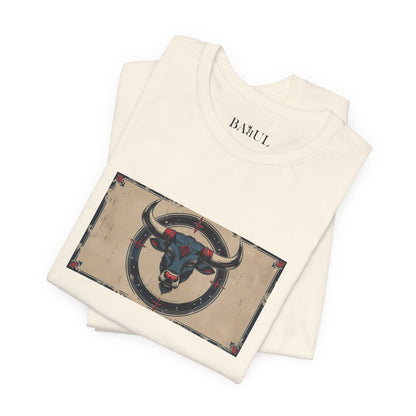 Taurus - Gothic Zodiac T-Shirt. Zodiac in the Shadows