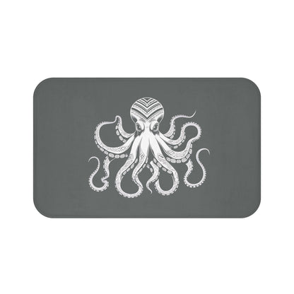 Tribal Bath Mat. Ocean Energy, Tribal Style