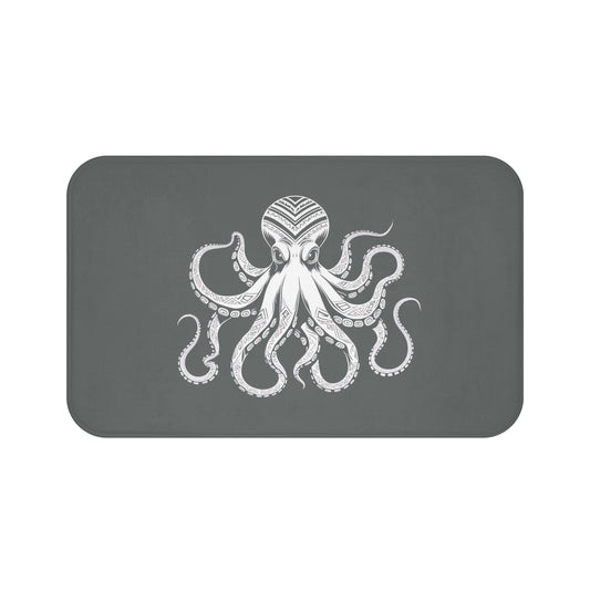 Tribal Bath Mat. Ocean Energy, Tribal Style