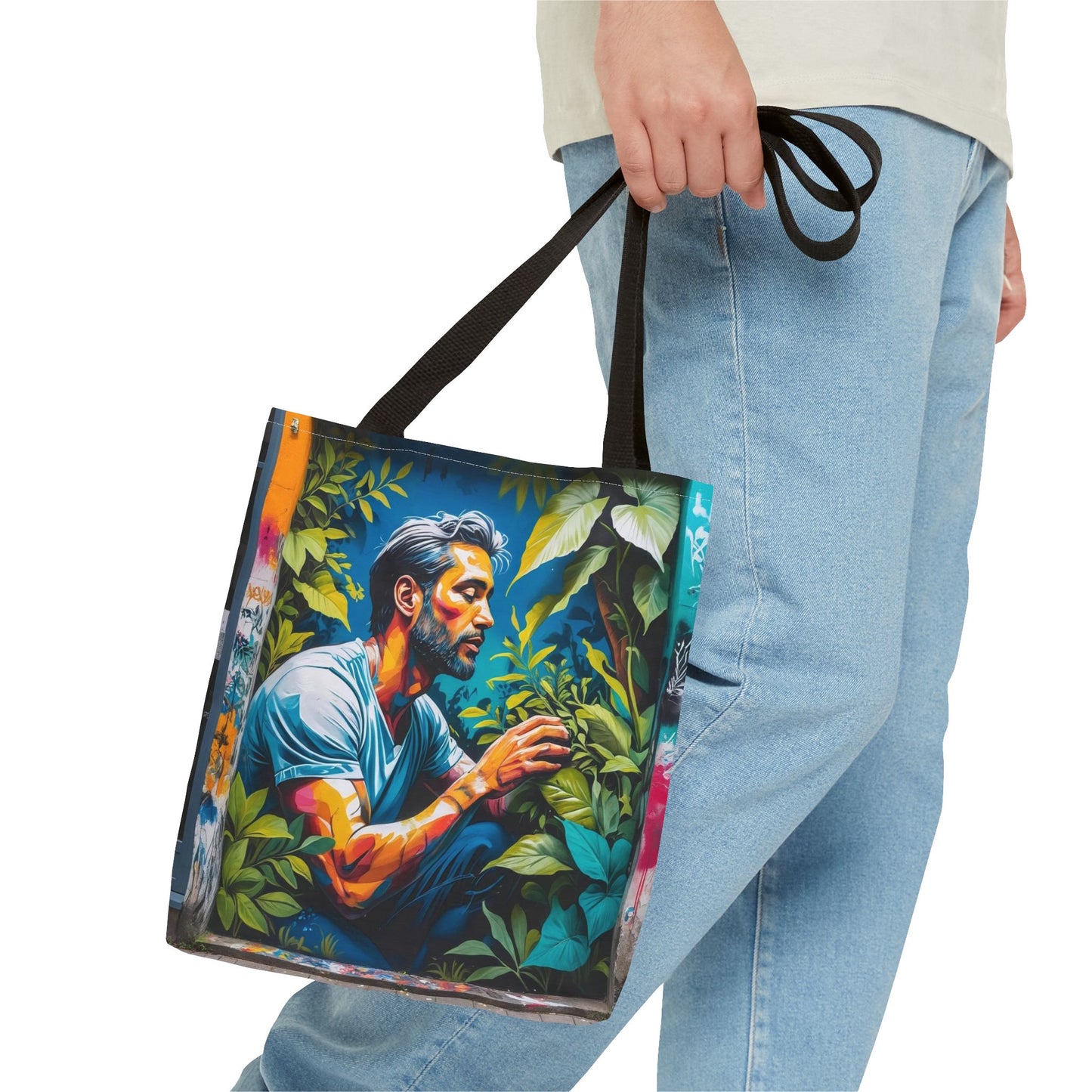 Artistic Surge - Eco-Friendly Canvas Tote Bag - LOVE FOR NATURE