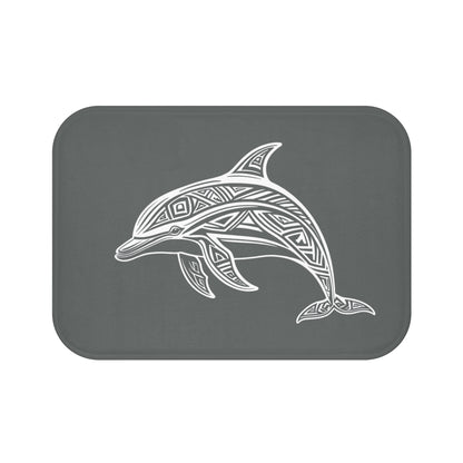 Tribal Bath Mat. Ocean Energy, Tribal Style