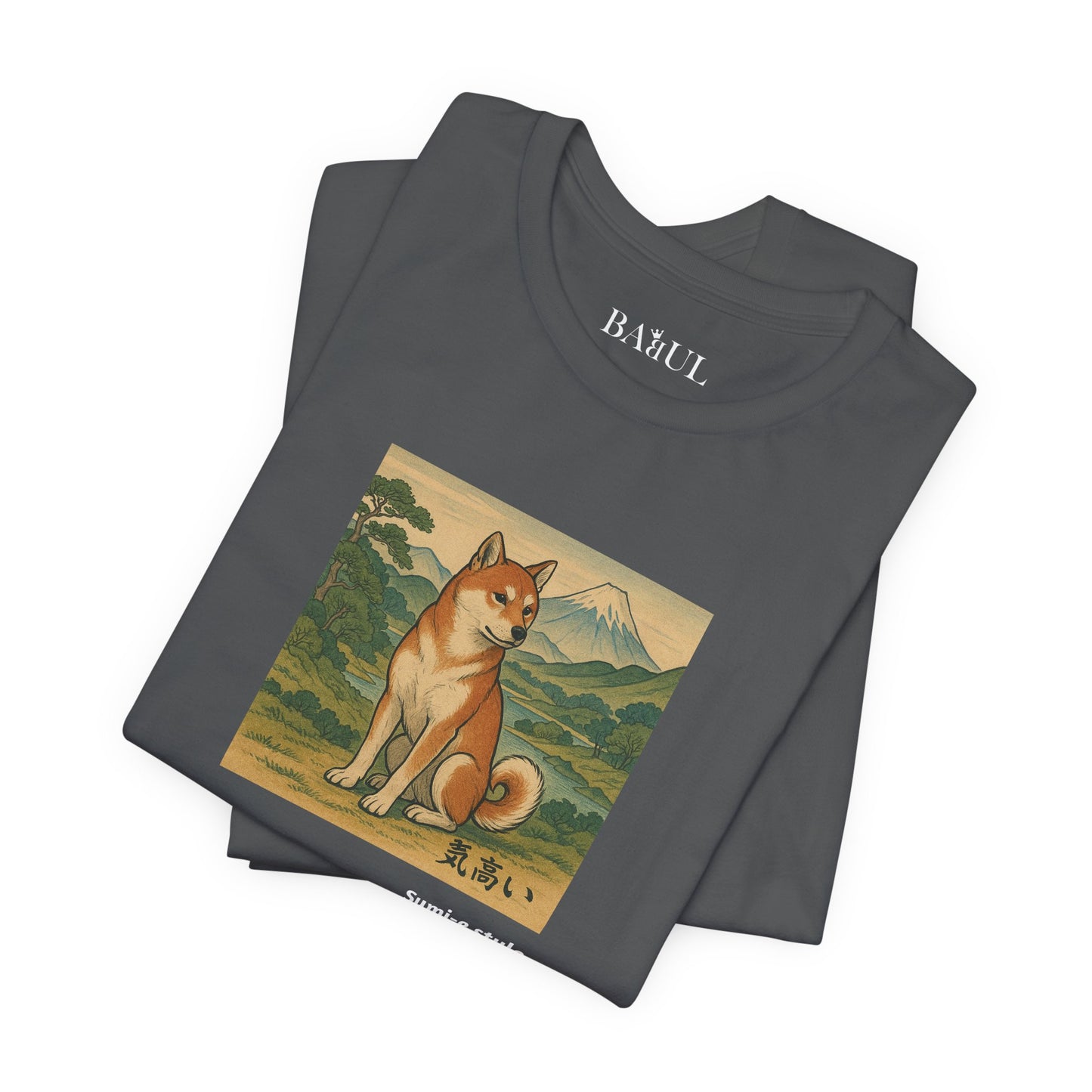 DOGART Unisex Jersey DOG T-Shirt - SUMI-E STYLE - Iconic Painting Reimagined with Dogs