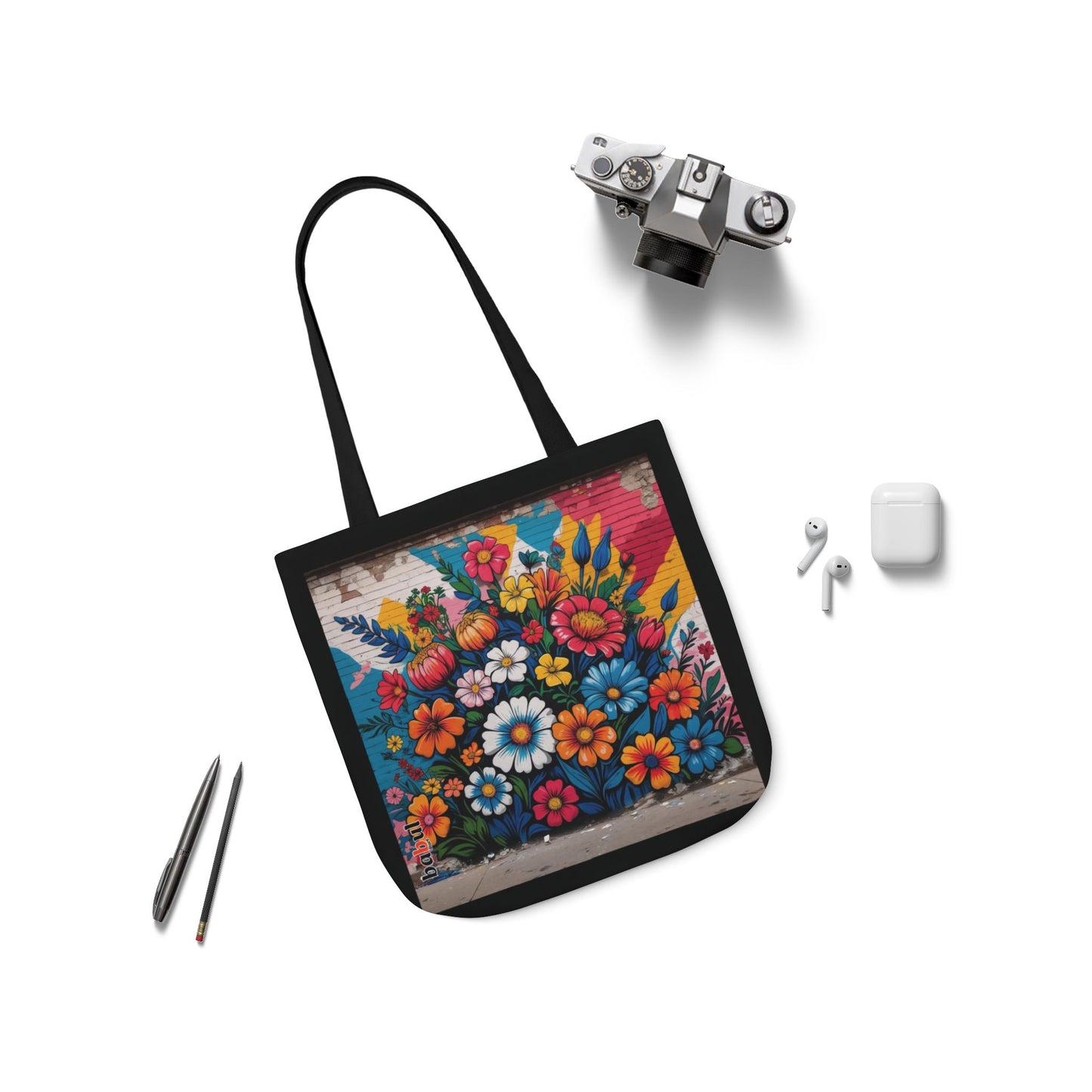 Artistic Surge - Eco-Friendly Canvas Tote Bag - FLOWERS