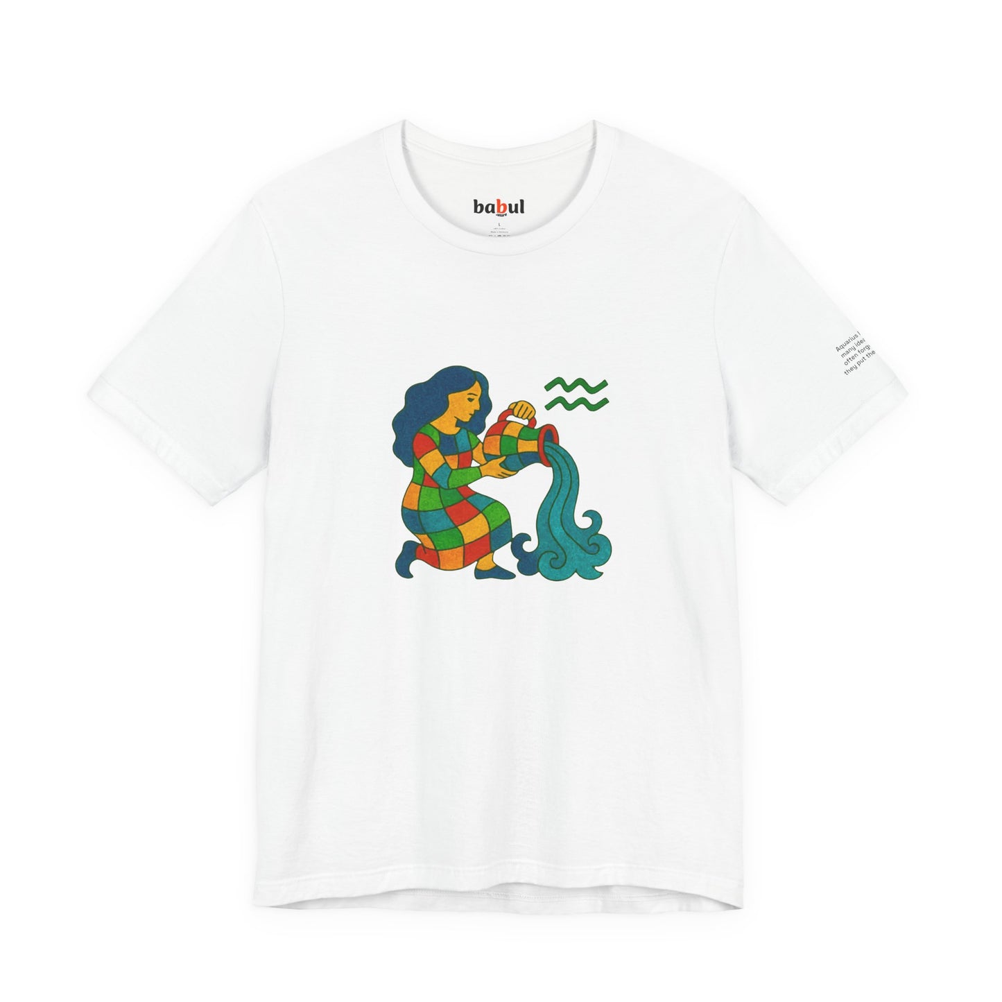AQUARIUS - T-shirt, The Zodiac Signs According to Saint Phalle
