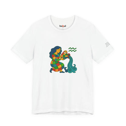 AQUARIUS - T-shirt, The Zodiac Signs According to Saint Phalle