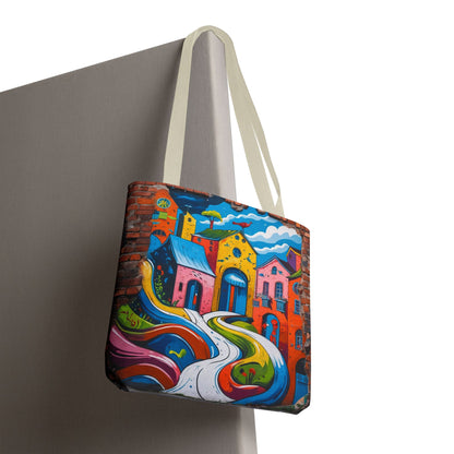 Artistic Surge - Eco-Friendly Canvas Tote Bag - HOUSES