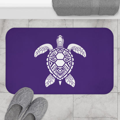 Tribal Bath Mat. Ocean Energy, Tribal Style