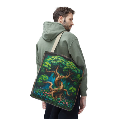Artistic Surge - Eco-Friendly Canvas Tote Bag - TREE