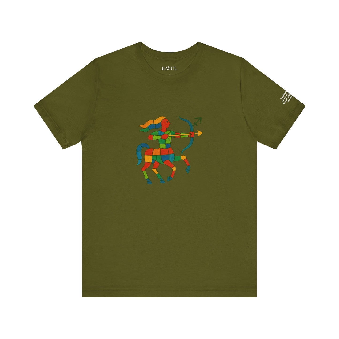 SAGITTARIUS - T-shirt, The Zodiac in Colors