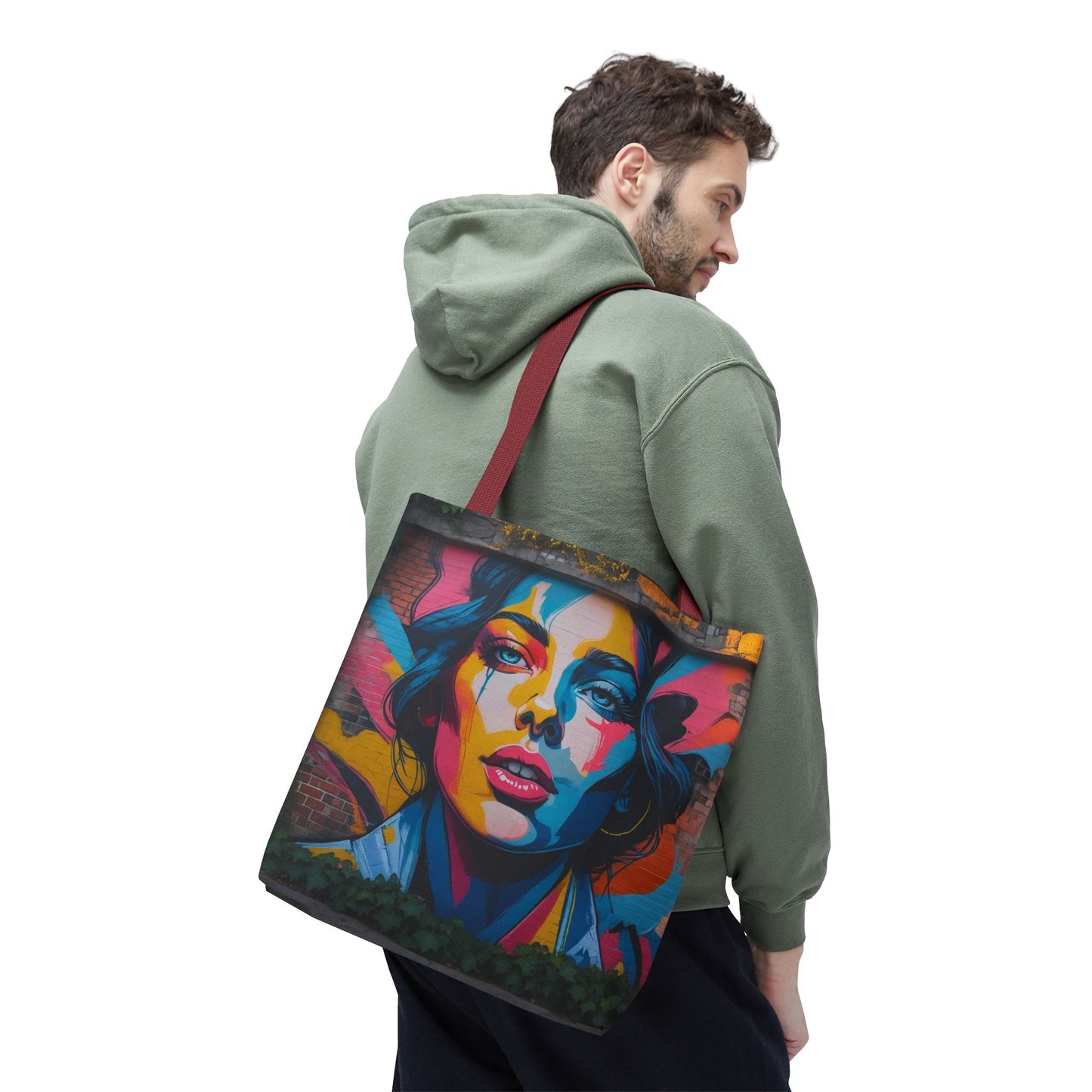 Artistic Surge - Eco-Friendly Canvas Tote Bag - WOMAN'S FACE