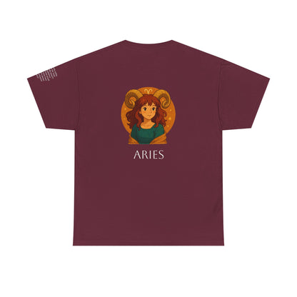 Aries - Dreamy Zodiac T-Shirts – The Magic of the Stars in Ghibli Style