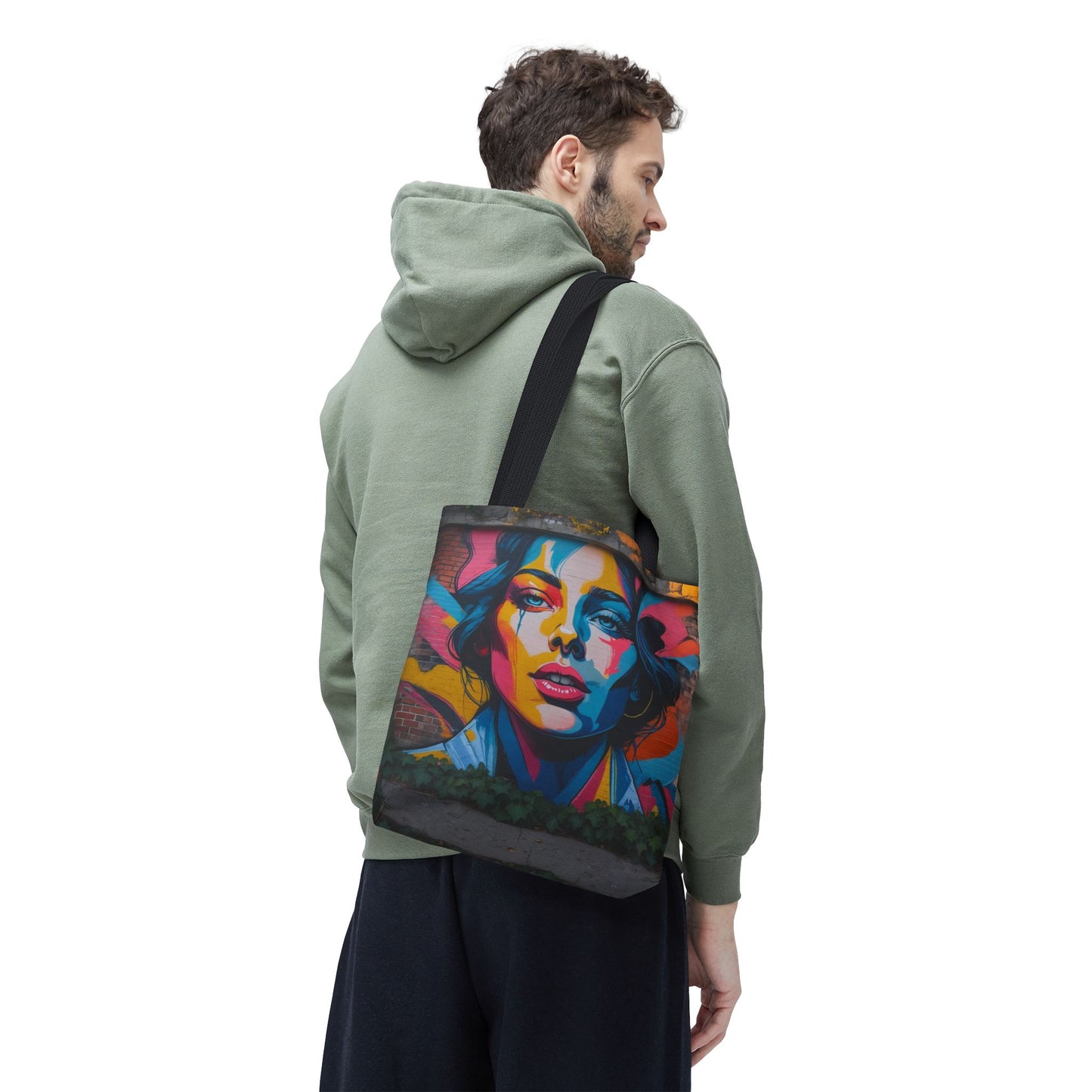 Artistic Surge - Eco-Friendly Canvas Tote Bag - WOMAN'S FACE