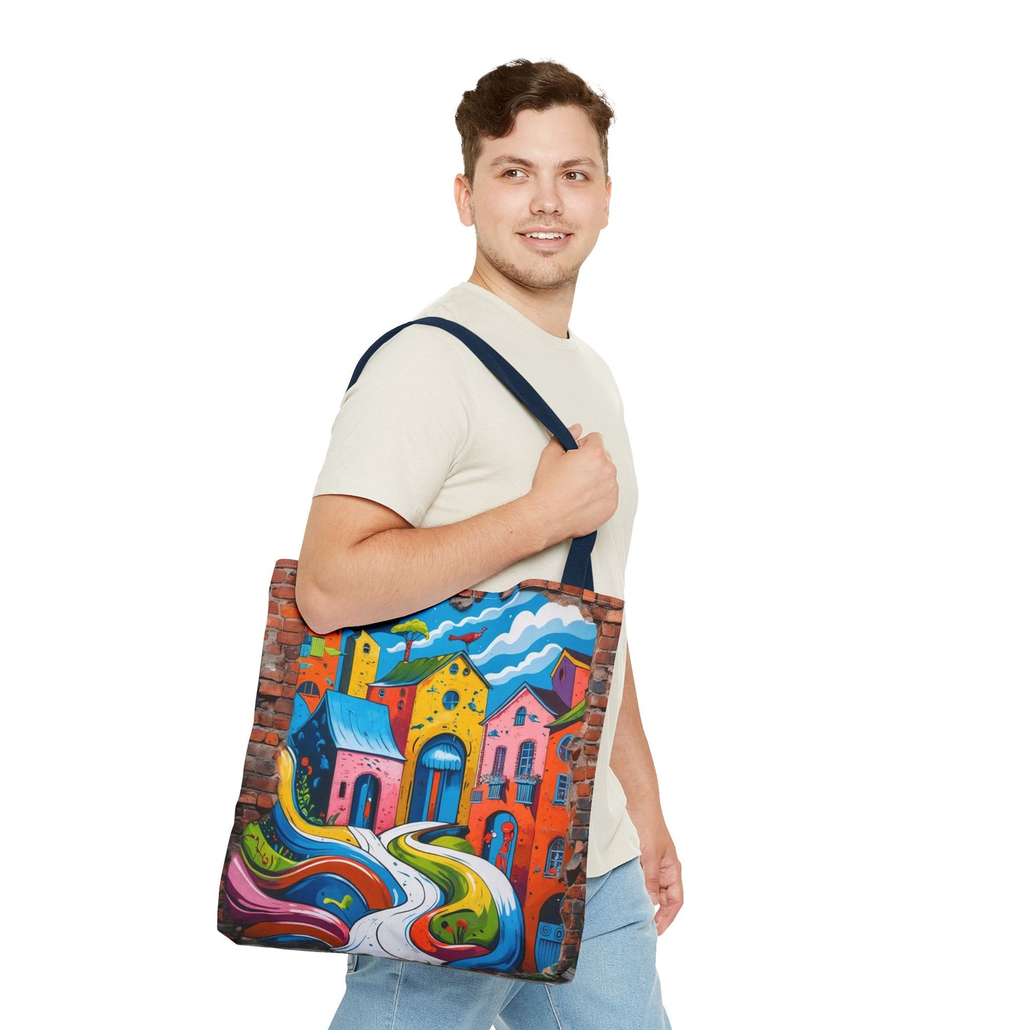 Artistic Surge - Eco-Friendly Canvas Tote Bag - HOUSES